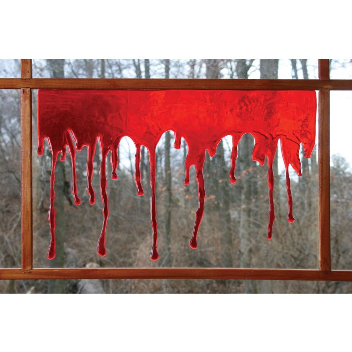 3-D Bloody Window Decor 18" Wide