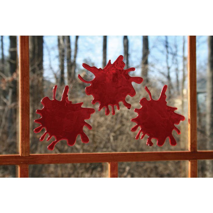 3-D Bloody Window Decor 18" Wide