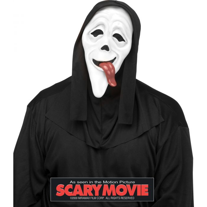 Scary Movie Mask with Shroud