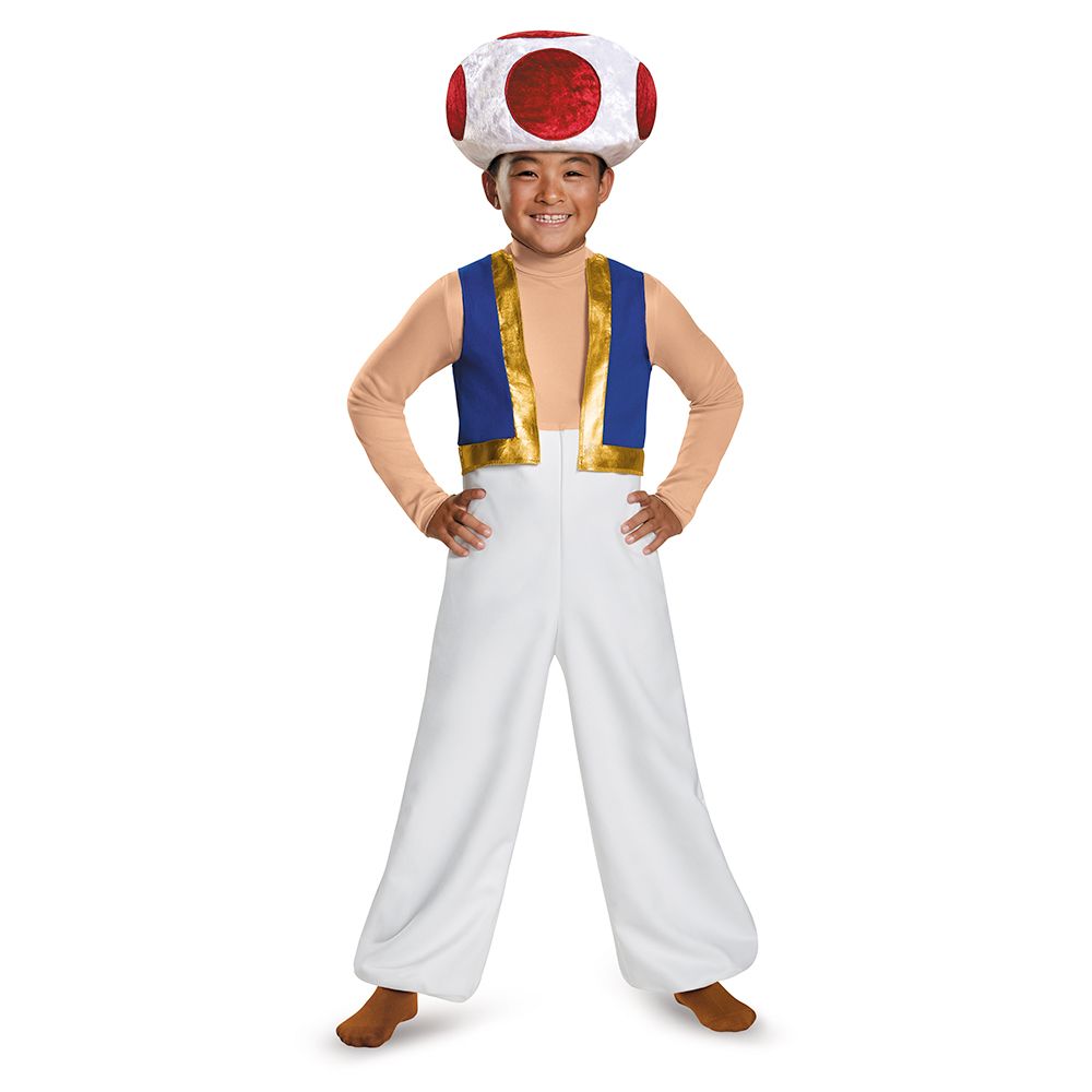 Super Mario Brothers - Toad Deluxe Child Costume