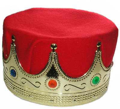 Royal King's Crown Adult - Red