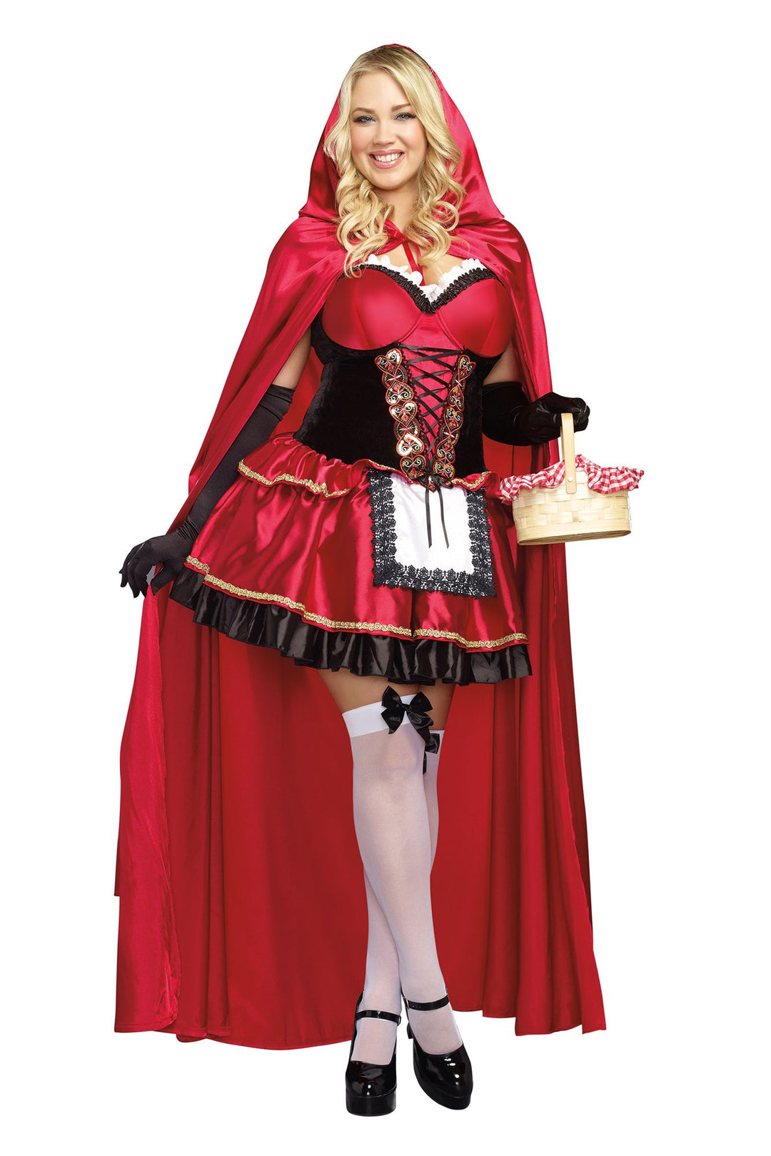 Little Red Adult Costume - Plus Size