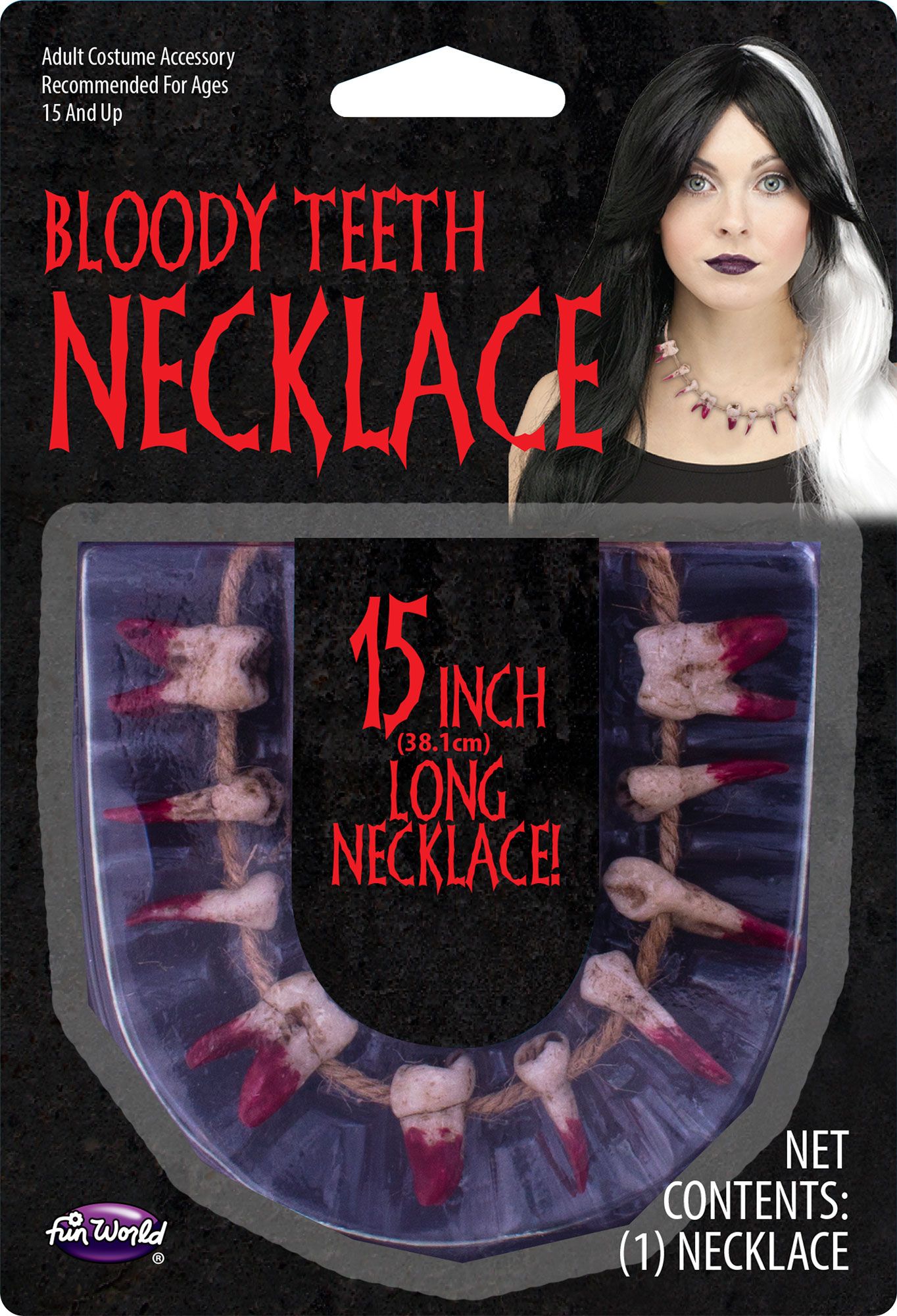 Bloody Teeth Necklace
