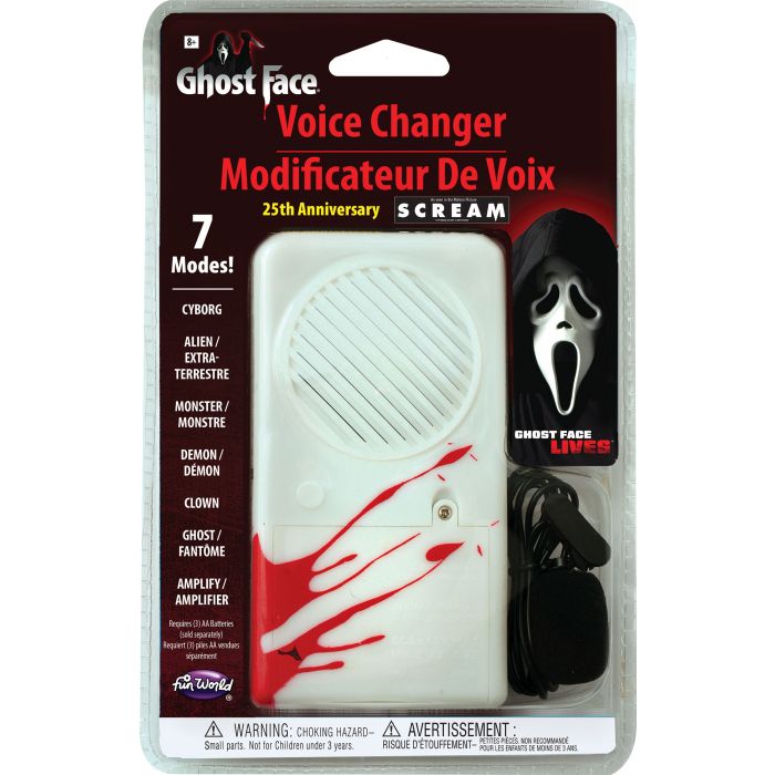 Scream - 25th Anniversary Ghost Face® Voice Changer