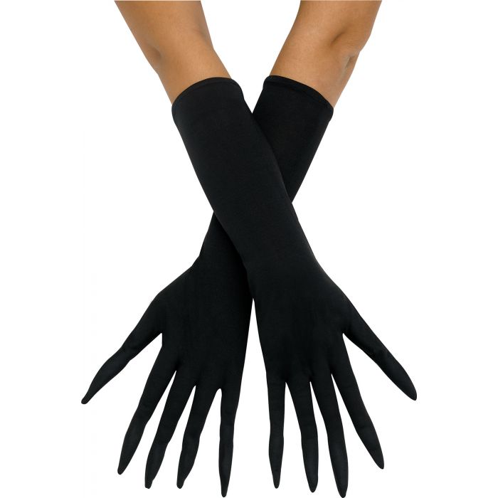 Black Pointy Finger Gloves