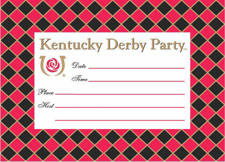 Kentucky Derby Icon Party Invitations