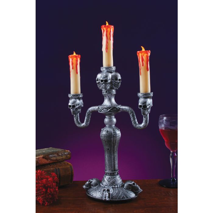 14" LED Haunted Mansion Candelabra