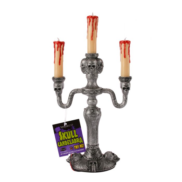 14" LED Haunted Mansion Candelabra