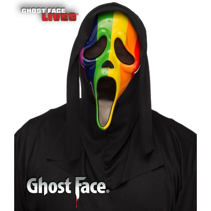 Pride Rainbow Ghostface Mask