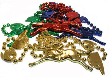 Horse and Jockey Beads