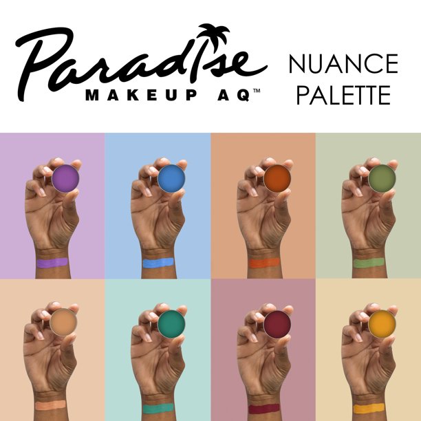 Paradise Makeup AQ™ - 8 Color Magnetic Refillable Palette Nuance (Discontinued Palette)