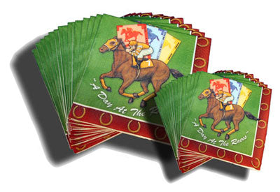 A Day At The Races Dinner Napkins 20/Pkg