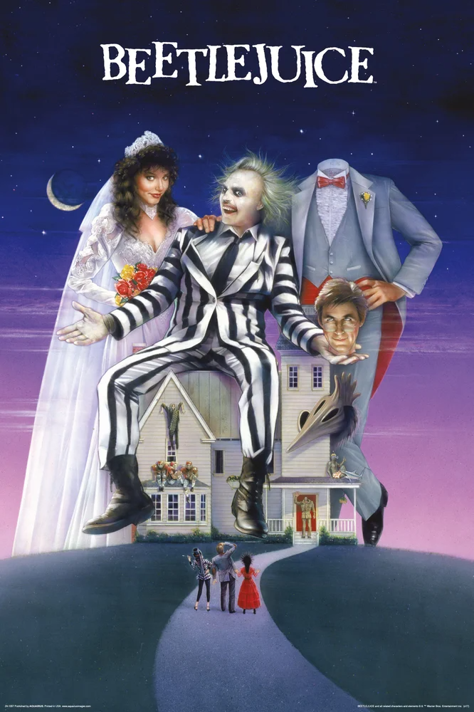 Beetlejuice Movie Poster 22" x 34" Poster