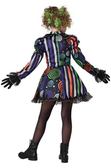 Neon Nightmare Clown Children's Costume