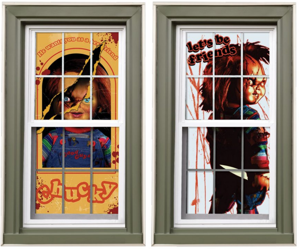 Child's Play - Chucky Window Silhouettes