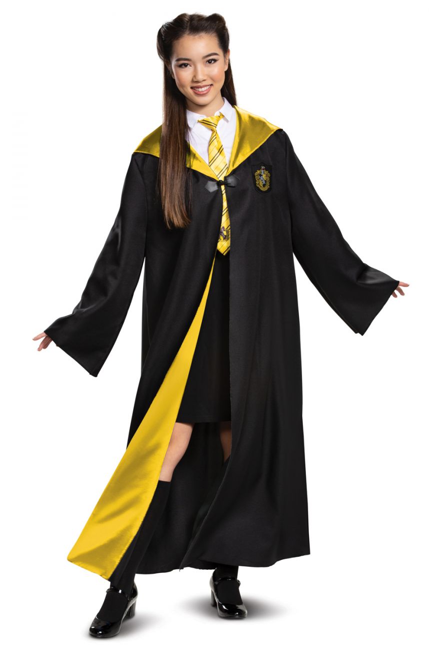 Harry Potter - Hufflepuff Robe Deluxe - Adult