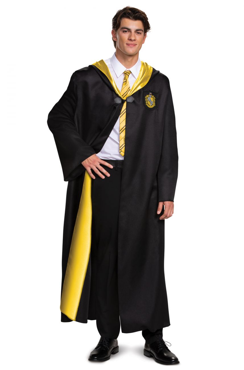 Harry Potter - Hufflepuff Robe Deluxe - Adult