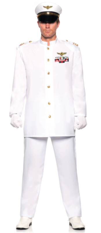 Navy Admiral Deluxe Adult Costume