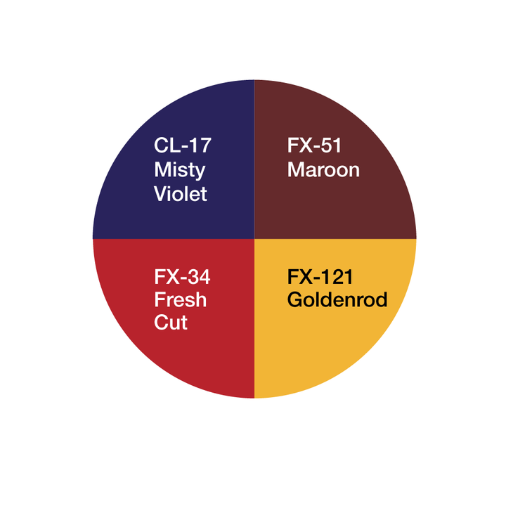 Ben Nye F/X Bruise & Abrasions Wheel 4 Color