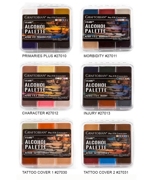 Graftobian F/X Aire Alcohol Palettes