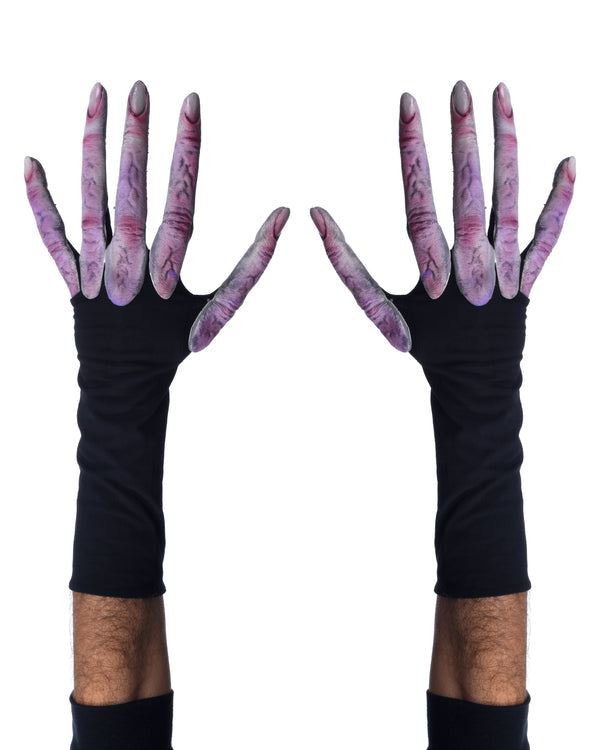 Alien Costume Hands - Purple