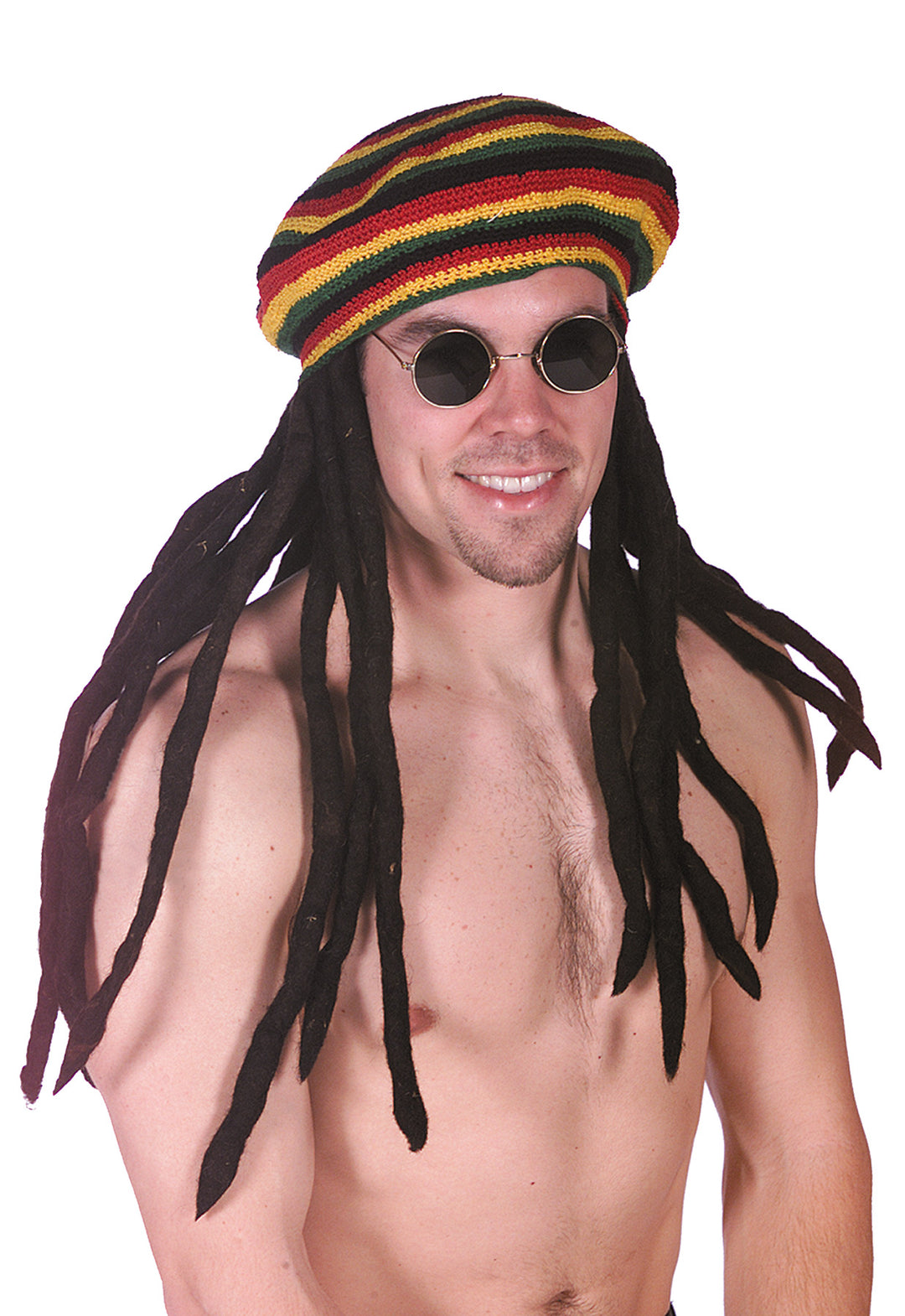 Hat - Rasta Tam With Dreadlocks