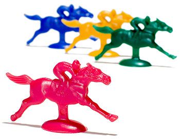 Horse and Jockey Figures 12/pk