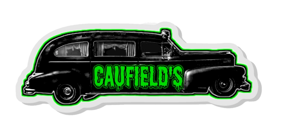 Caufield's Acrylic Hearse Pin