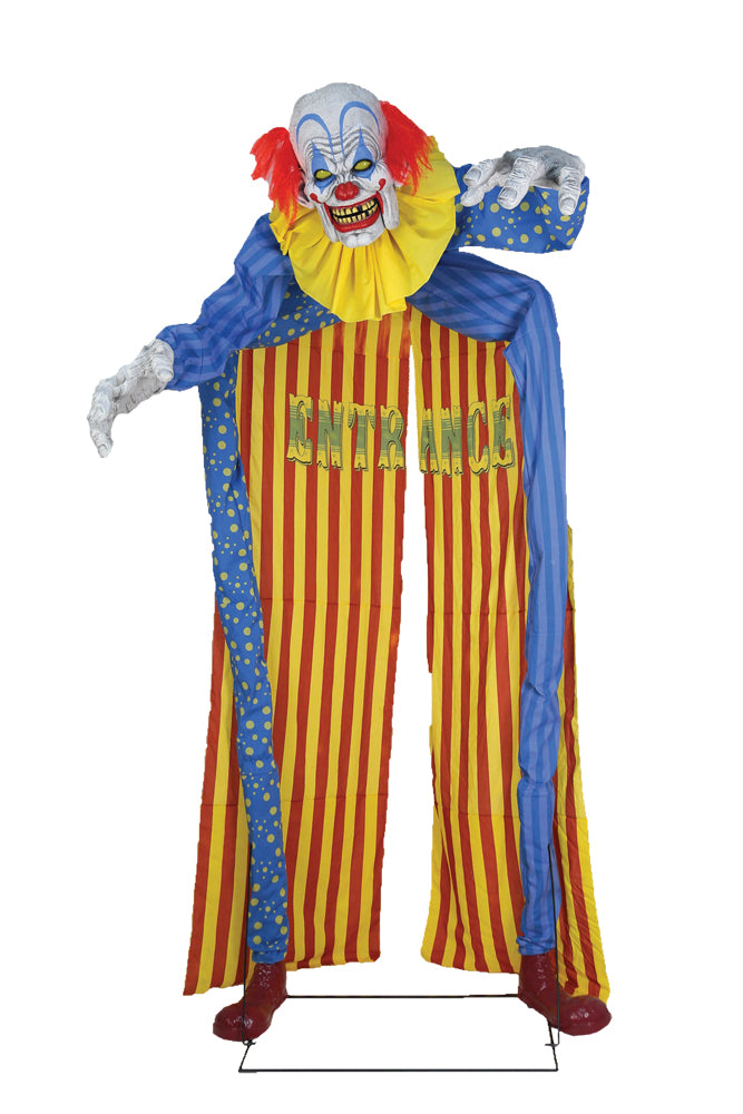 Looming Clown Archway Animated Prop
