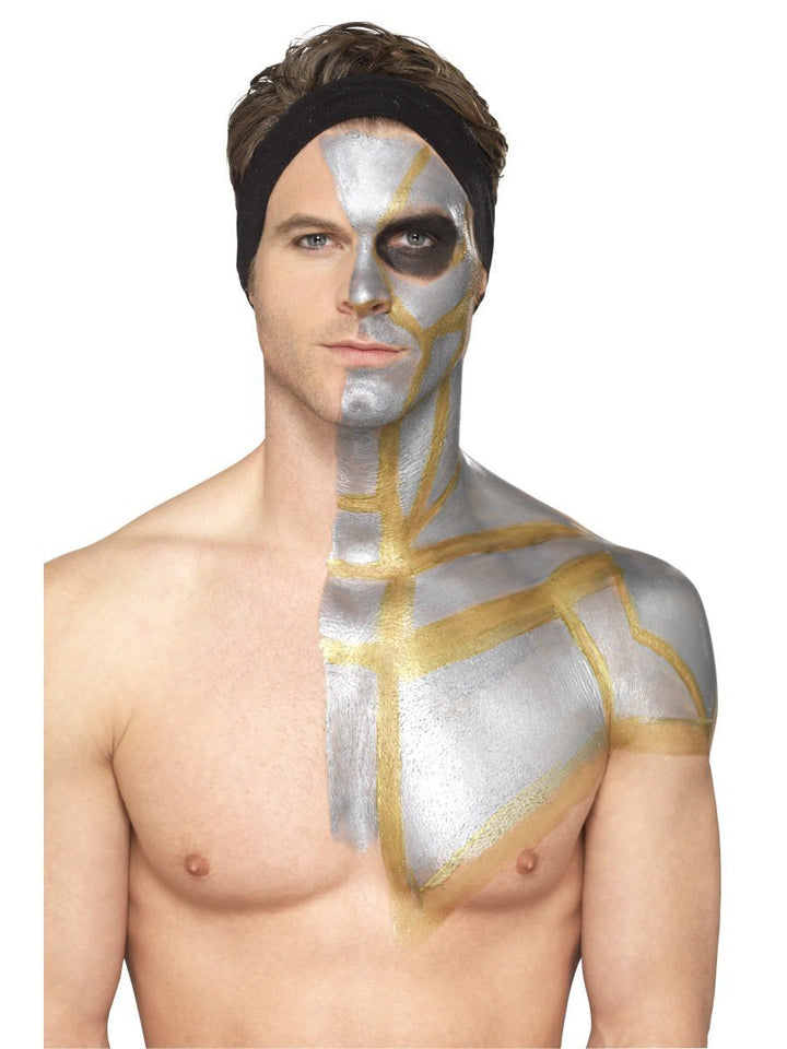 Metallic Liquid Latex Face and Body Paint Kit