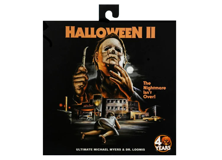 Halloween 2 Ultimate Michael Myers and Dr. Loomis 7-Inch Scale Action Figure 2-Pack