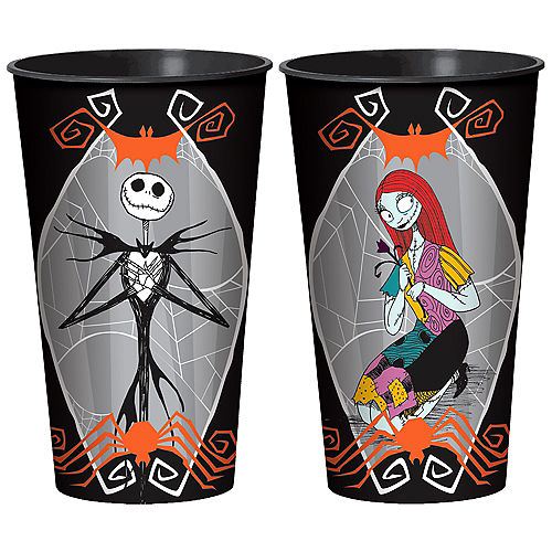 Nightmare Before Christmas - Jack Skellington & Sally 32oz. Plastic Cup