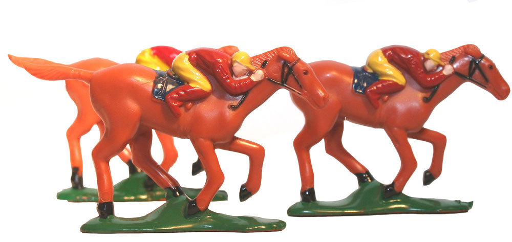 Plastic Horse and Jockey