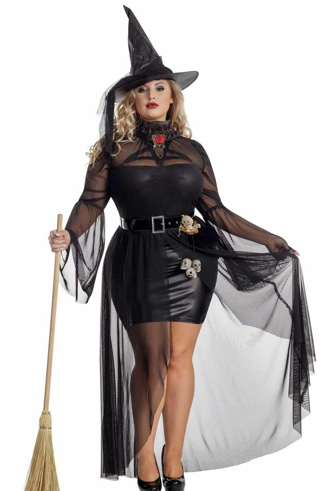 Plus Size Gothic Witch Costume