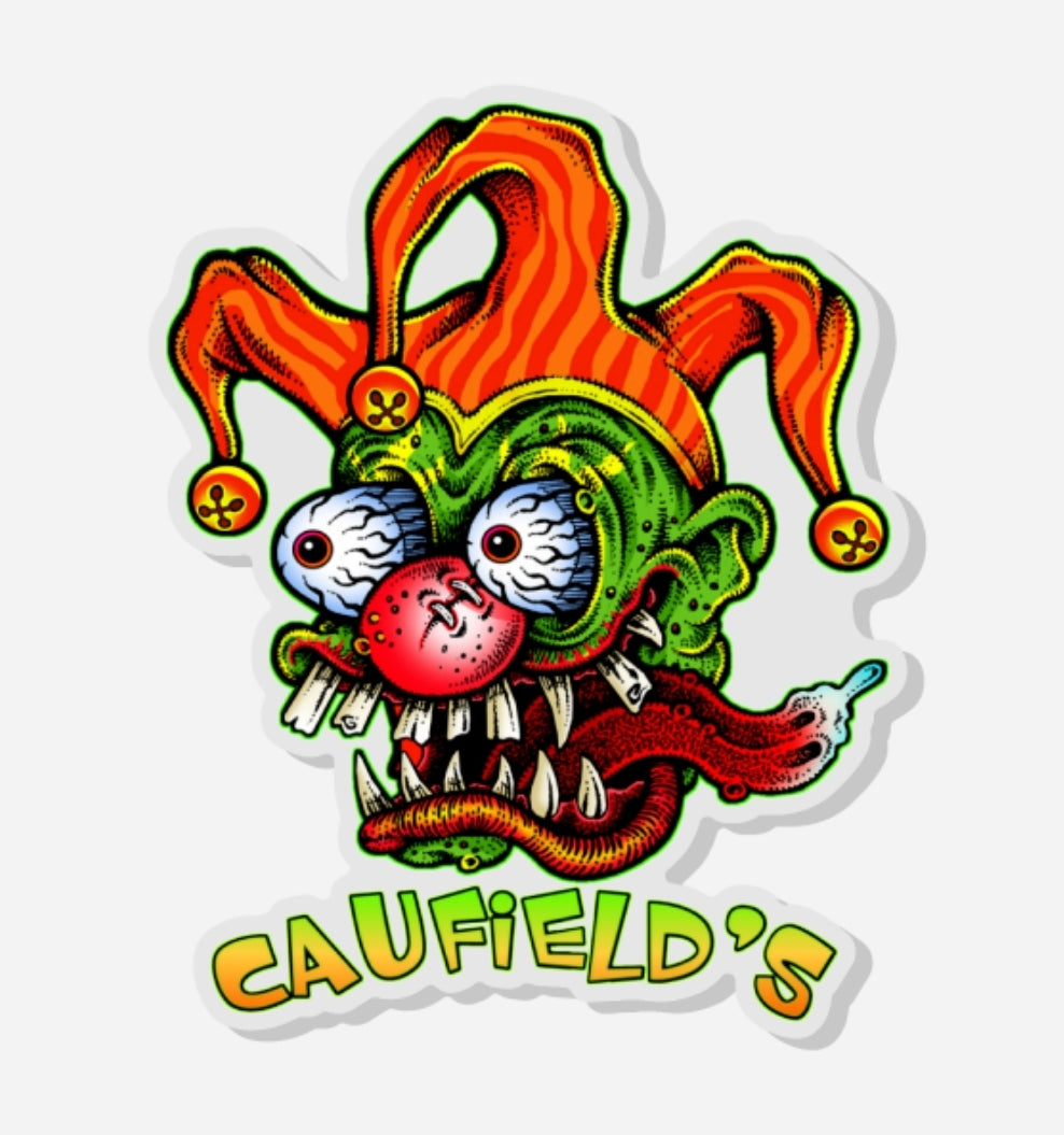 Caufield's Acrylic Jester Head Logo Pin