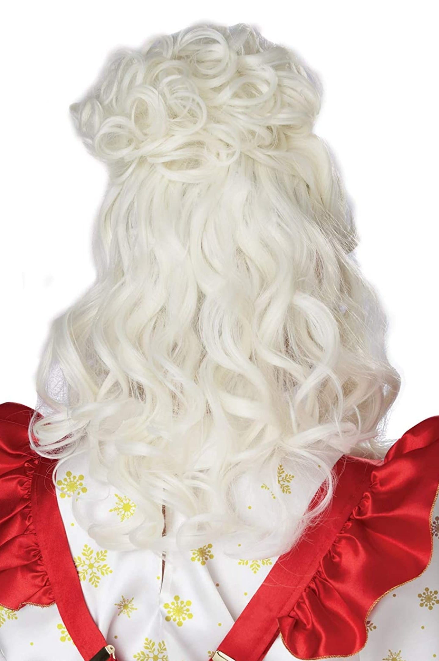 Mrs. Claus Wig with Clip-in Bun