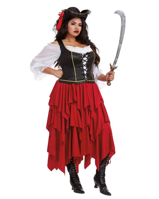 Ship's Ahoy Women's Costume - Plus Size