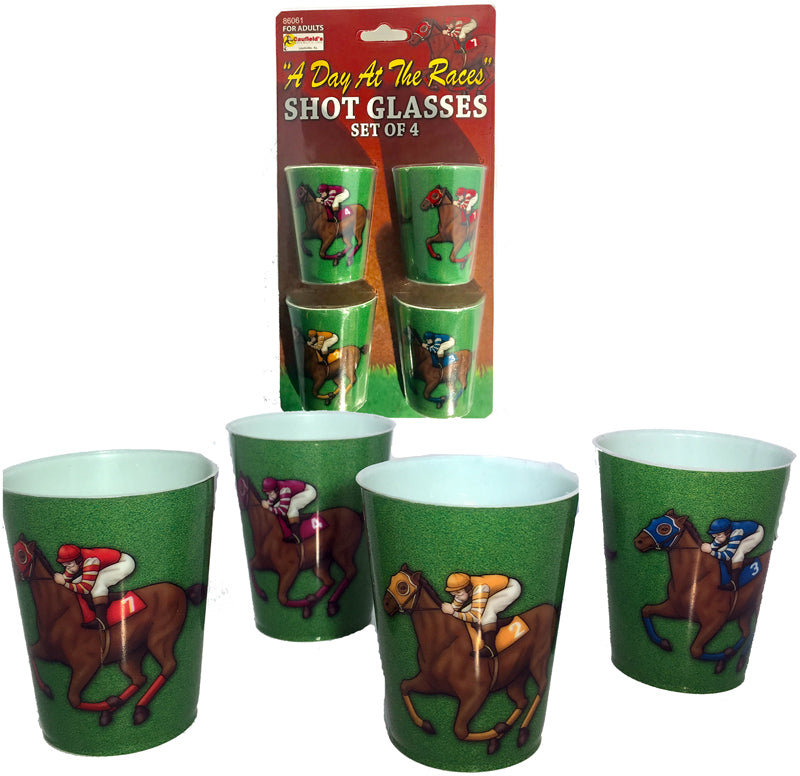 A Day At The Races Shot Glasses