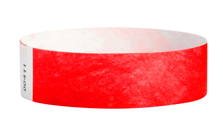 3/4" Tyvek Wristbands 100/Pkg