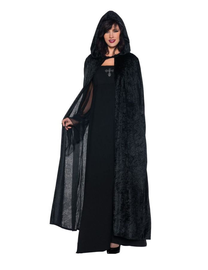 Hooded Black Cloak