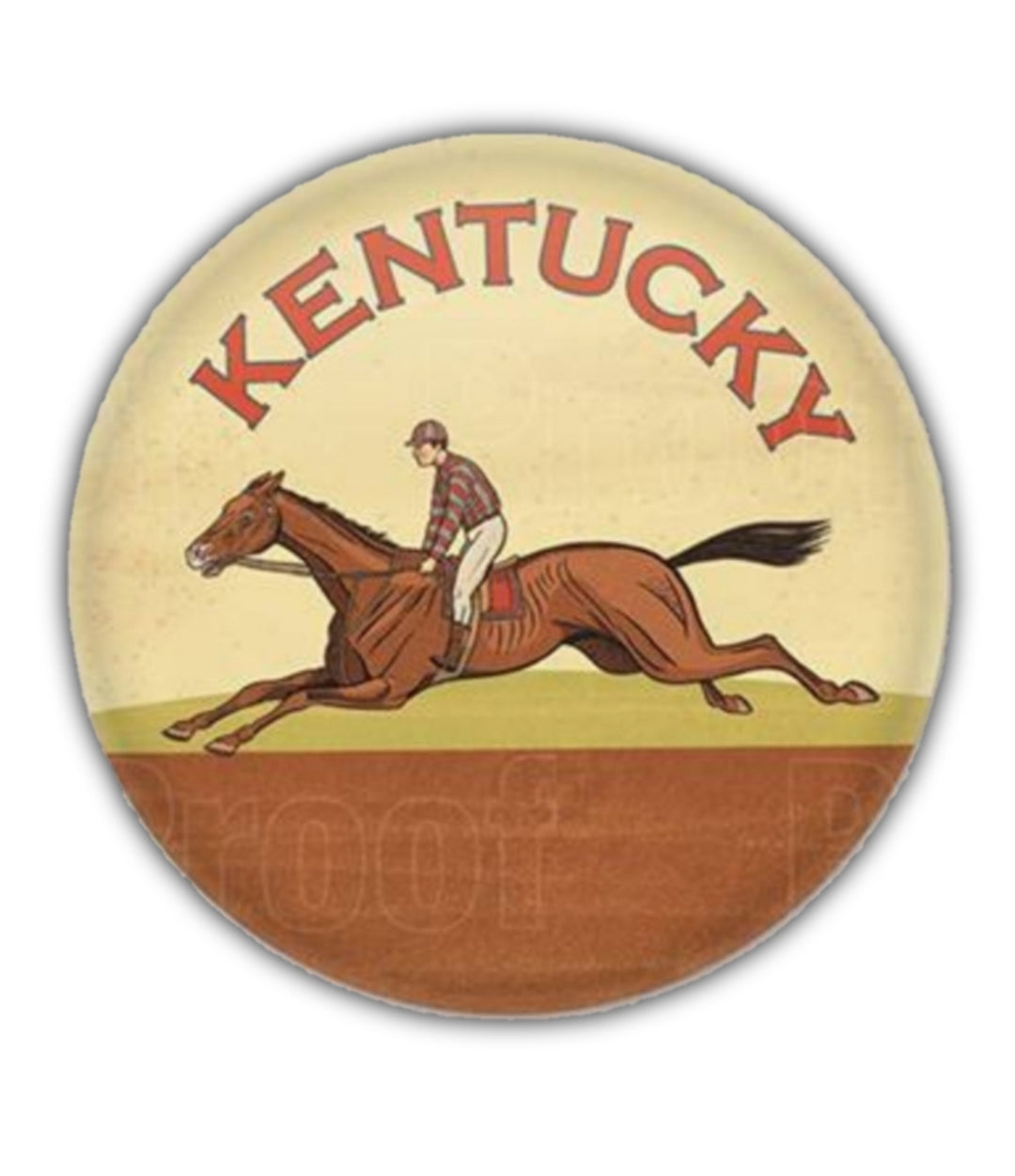 Vintage Derby Kentucky Button