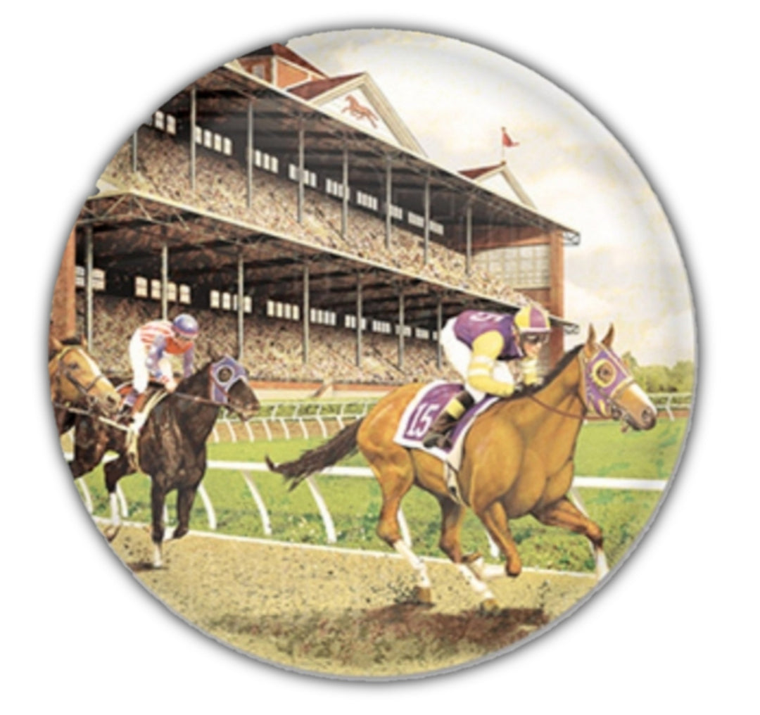 Vintage Derby - Racetrack Button