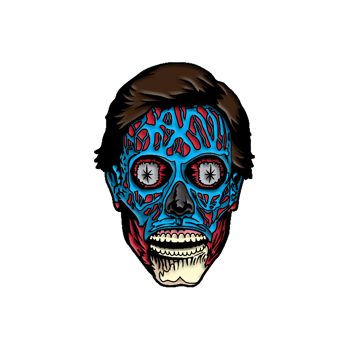 They Live - Alien Enamel Pin