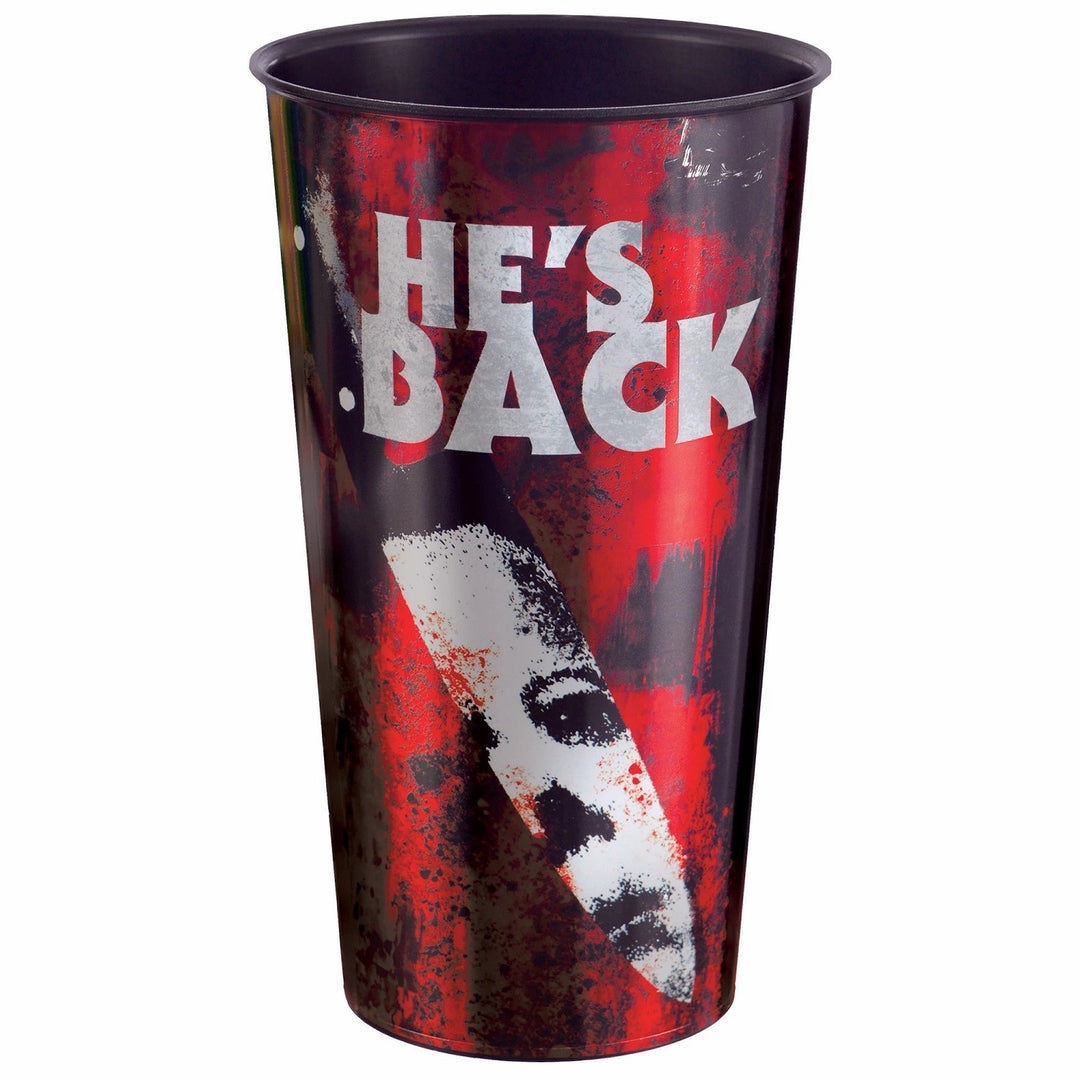 Halloween II - He's Back Metallic Print Plastic Cup