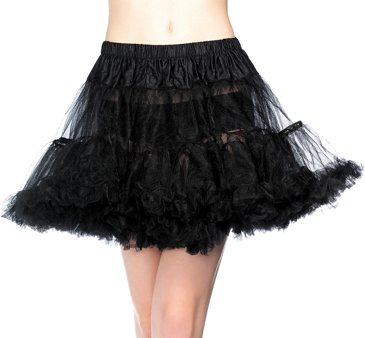 Plus Size Petticoat - Black