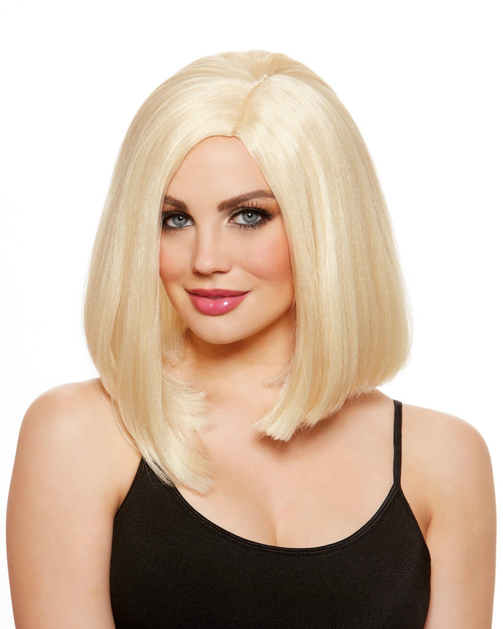 Blunt Blonde Lob Wig