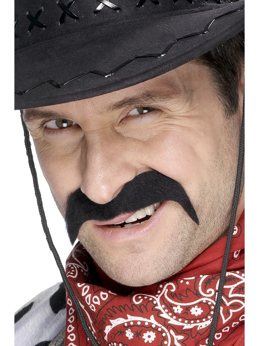 Cowboy Moustache, Black