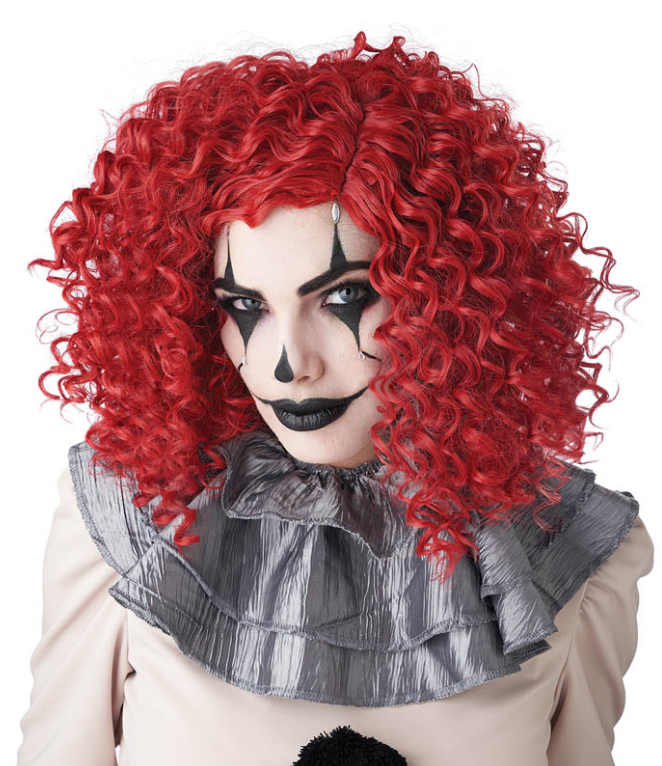 Curly Clown Wig - Red