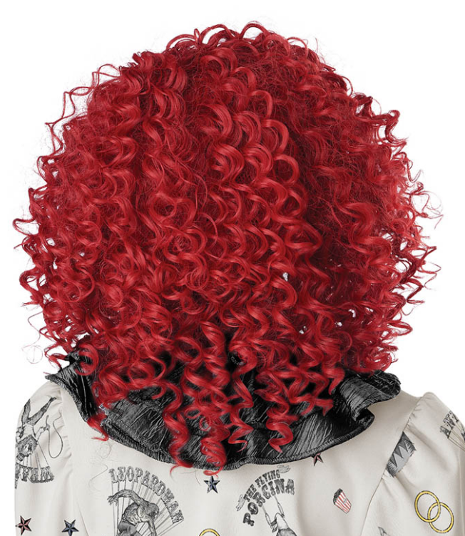 Curly Clown Wig - Red