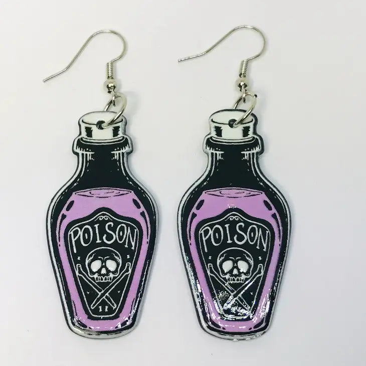 Poison Bottle Earrings